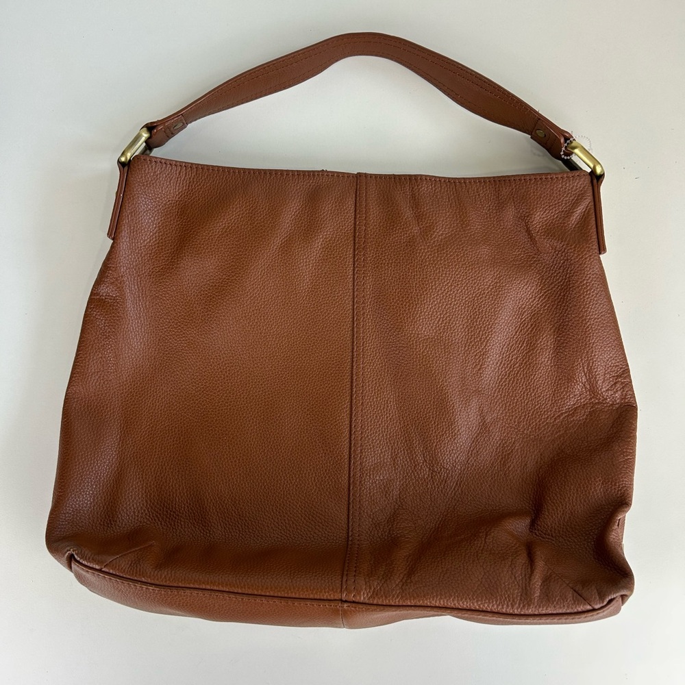 KOOBA SOFT SLOUCHY TAN PEBBLE LEATHER HOBO OVERSIZED SHOULDER PURSE BAG - Picture 2 of 13